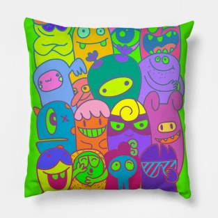 Crazy Monster Party Pillow