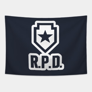 Resident Evil 2: REmake RPD Logo Tapestry