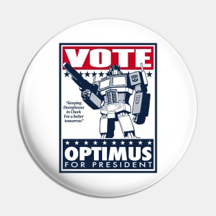 Transformers - GEN 1 - Vote Optimus Pin