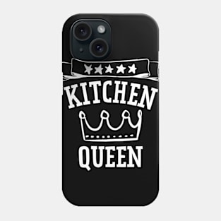 Kitchen Queen in white Phone Case