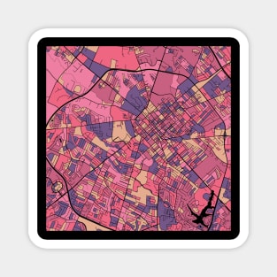 Lexington Map Pattern in Purple & Pink Magnet