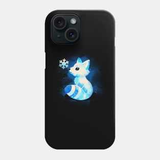 Winter Fox Blue Christmas Phone Case