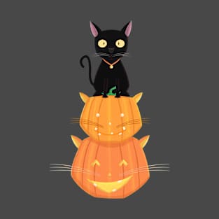 Pumpkin Cat T-Shirt