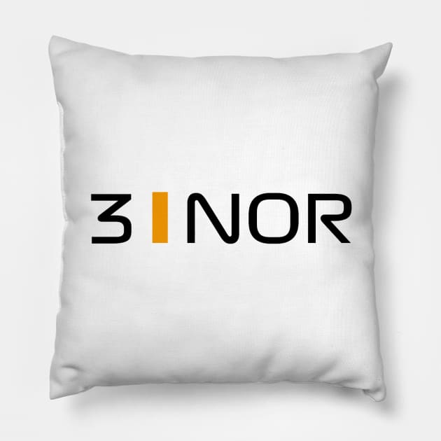 Lando Norris P3 Pillow by emstanden25