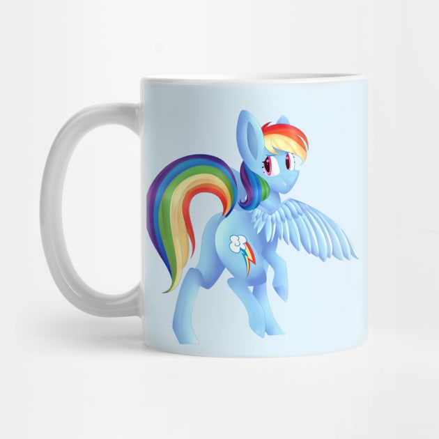 My Little Pony Rainbow Dash Blue Mug 