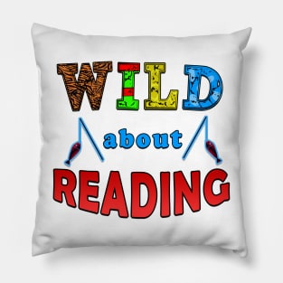 wild about reading Pillow