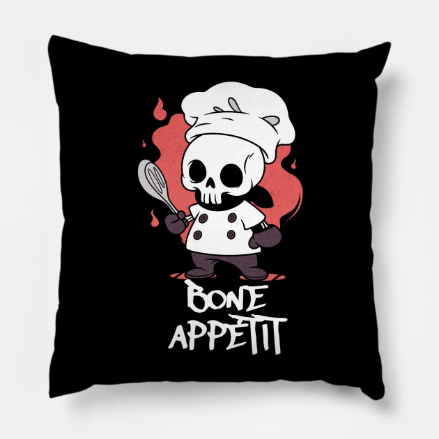 Bone Appetit Pillow by Norse Magic