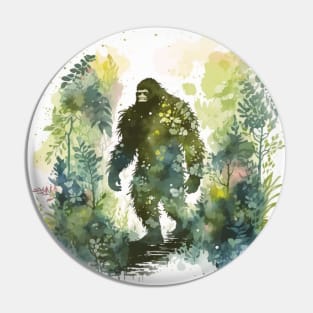 Bigfoot in the Foliage Pin