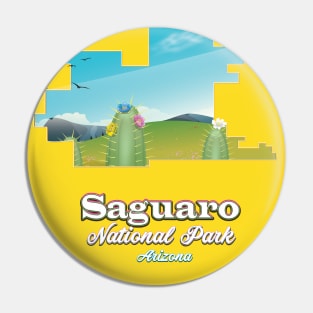 Saguaro national park Arizona map Pin