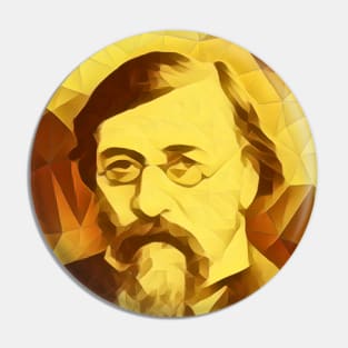 Nikolay Chernyshevsky Golden Portrait | Nikolay Chernyshevsky Artwork 9 Pin