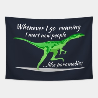 Whenever I Go Running I Meet New People... Tapestry