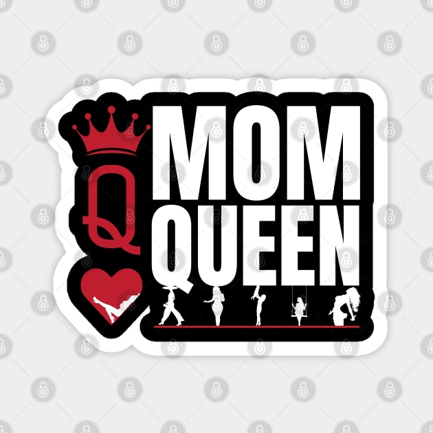 Mom Queen of Hearts Magnet by REG