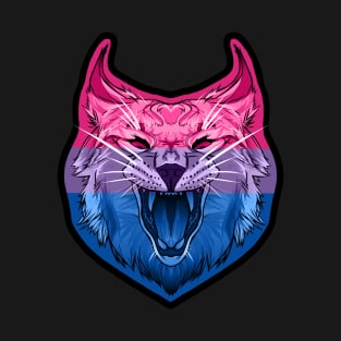 Caracal (Bisexual Pride Flag) T-Shirt