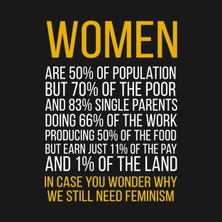 Women are 50 percent population T-Shirt