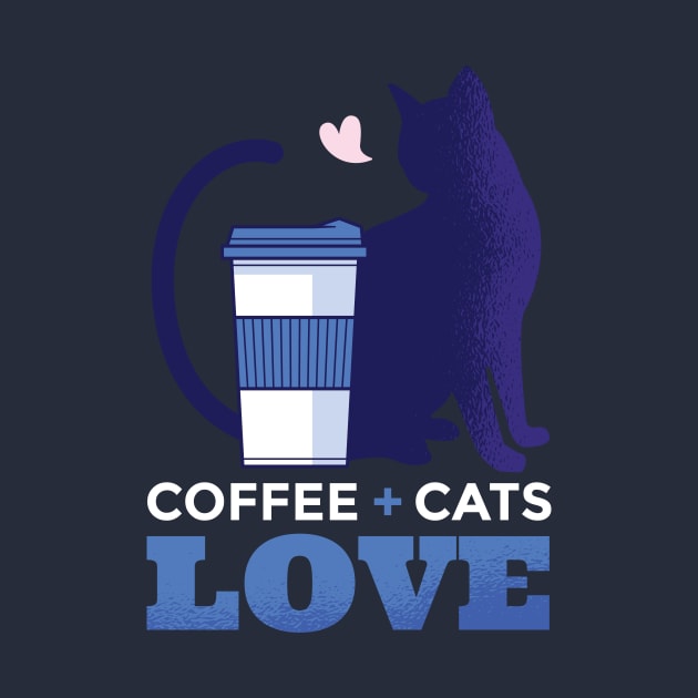 Coffee and Cats Love Design by LR_Collections