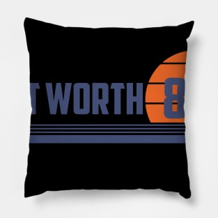 817 Fort Worth Texas Area Code Pillow