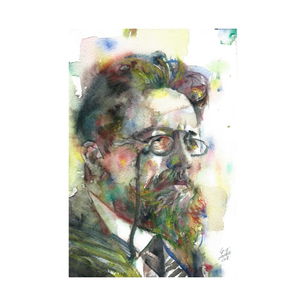 ANTON CHECHOV - watercolor portrait .5 by lautir