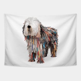 Komondor Dog Pet World Animal Lover Furry Friend Abstract Tapestry