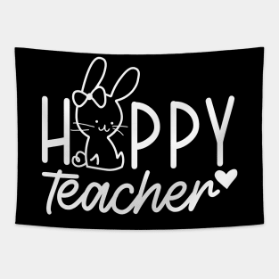 Hoppy Teacher | Teacher Easter | Easter Bunny | Happy Easter | Teacher Life Tapestry