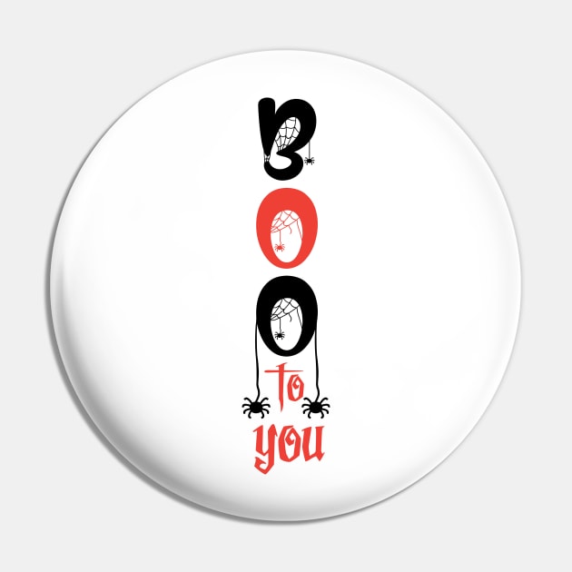 Boo To You Pin by FUNNYTIMES