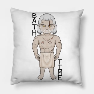 Bath Time with Geralt Pillow