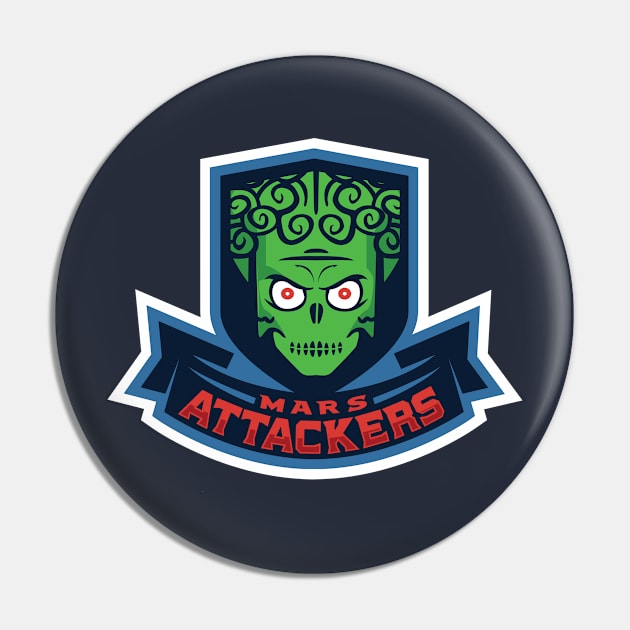 Mars Attackers Pin by JoeySuplex803