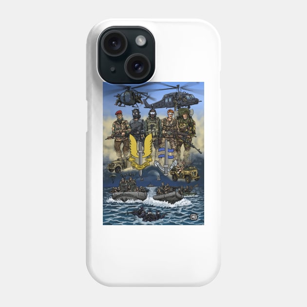 He Who Dares Phone Case by matjackson