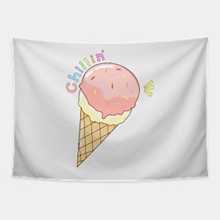 Chillin' Ice Cream Tapestry