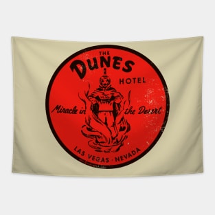 Vintage Retro the Dunes Casino Resort Las Vegas Tapestry