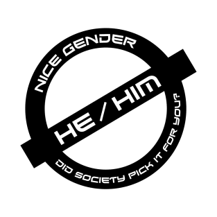 Gender Stamp - Nice Gender - He/Him T-Shirt