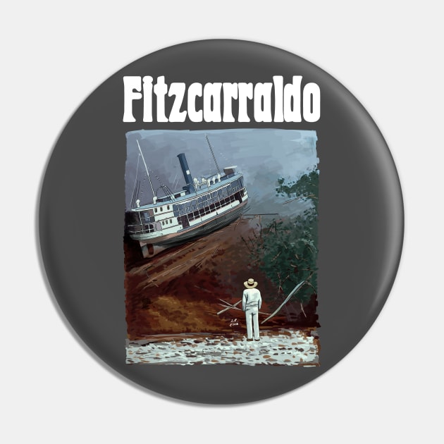 Fitzcarraldo movie Illustration Pin by burrotees