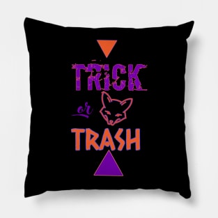 trick or trash Pillow