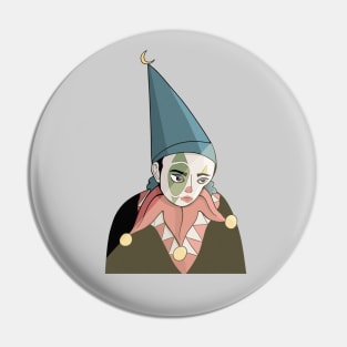 Sad Clown Pin