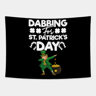 Dabbing For St Patricks Day Tapestry