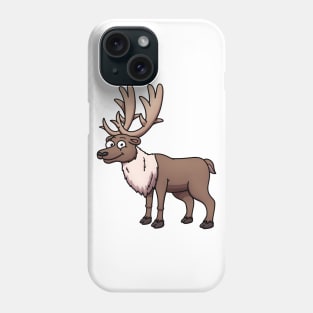 Cute Arctic Reindeer Or Elk Phone Case