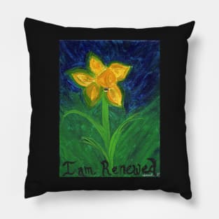 I Am Renewed Pillow