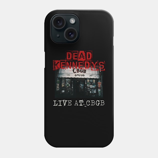 dead kennedy live at cbgb Phone Case by kusuka ulis