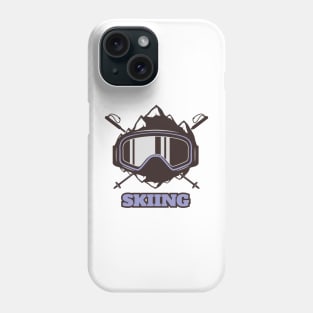 Cool Ski Helmet Phone Case