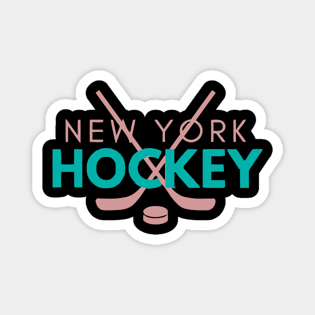 New York Hockey Magnet by mizoneroberto