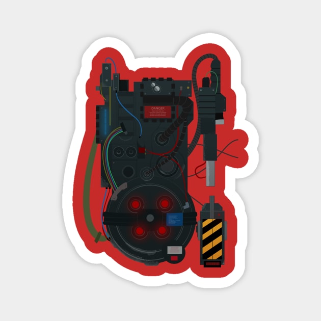 Ghostbusters Proton Pack Magnet by cheshirecatart