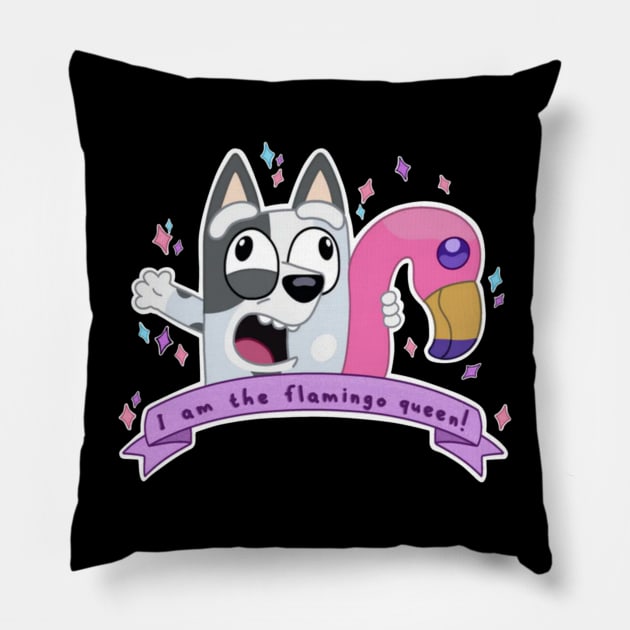 muffin flamingo Pillow by GapiKenterKali