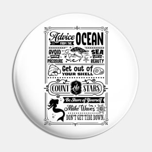 Advice From Ocean Pin