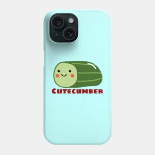 Cutecumber - Cute Cucumber Pun Phone Case