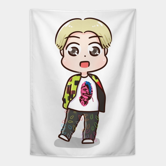 J hope Chicken noodle soup Tapestry by Oricca