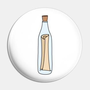 Message in a Bottle Pin