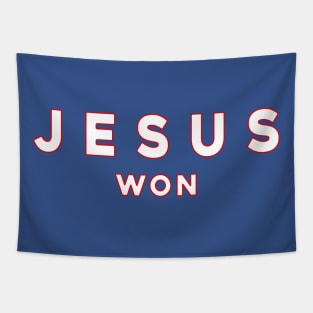 Jesus Won Tapestry