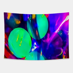 Swirling Colorful Balls Tapestry