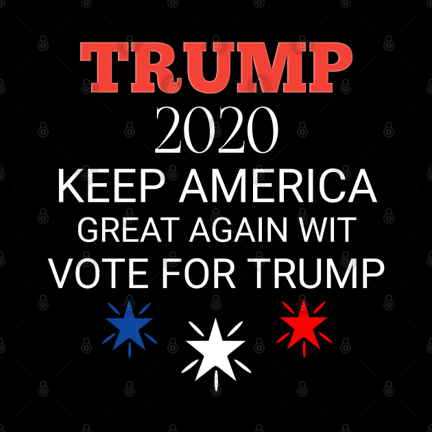 Trump T-shirt Vote for Trump 2020 by Blue Diamond Store