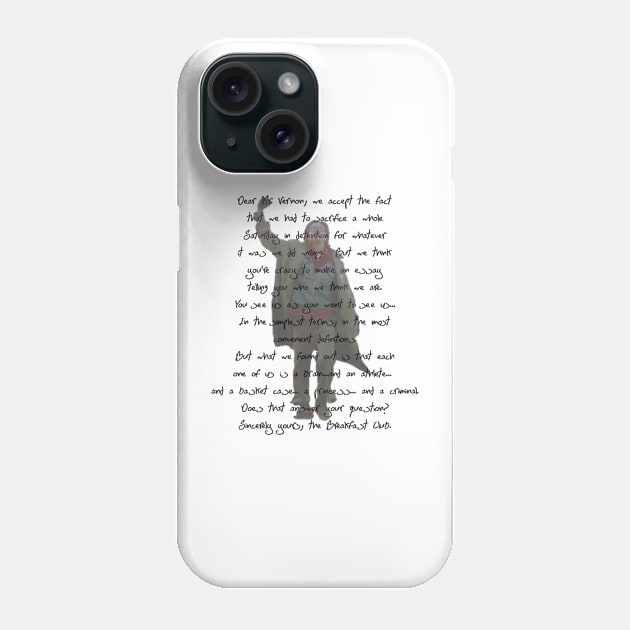 The Breakfast Club Phone Case by ButterfliesT