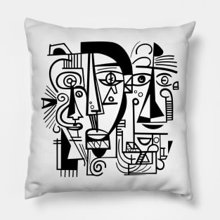 Cubist Woman Pillow